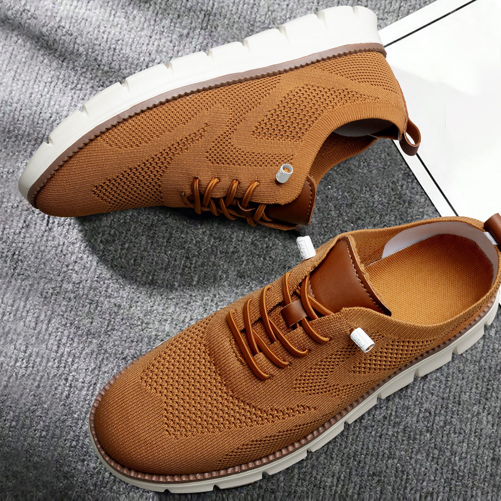 Wearbreeze Shoes for Men,Business Casual Shoes Mens,Comfortable Urban Dress Shoe for Men,Oxfords Mesh Sneakers,Breathable Upper Footwear,Lace-Up Lightweight Tennis Walking Shoe