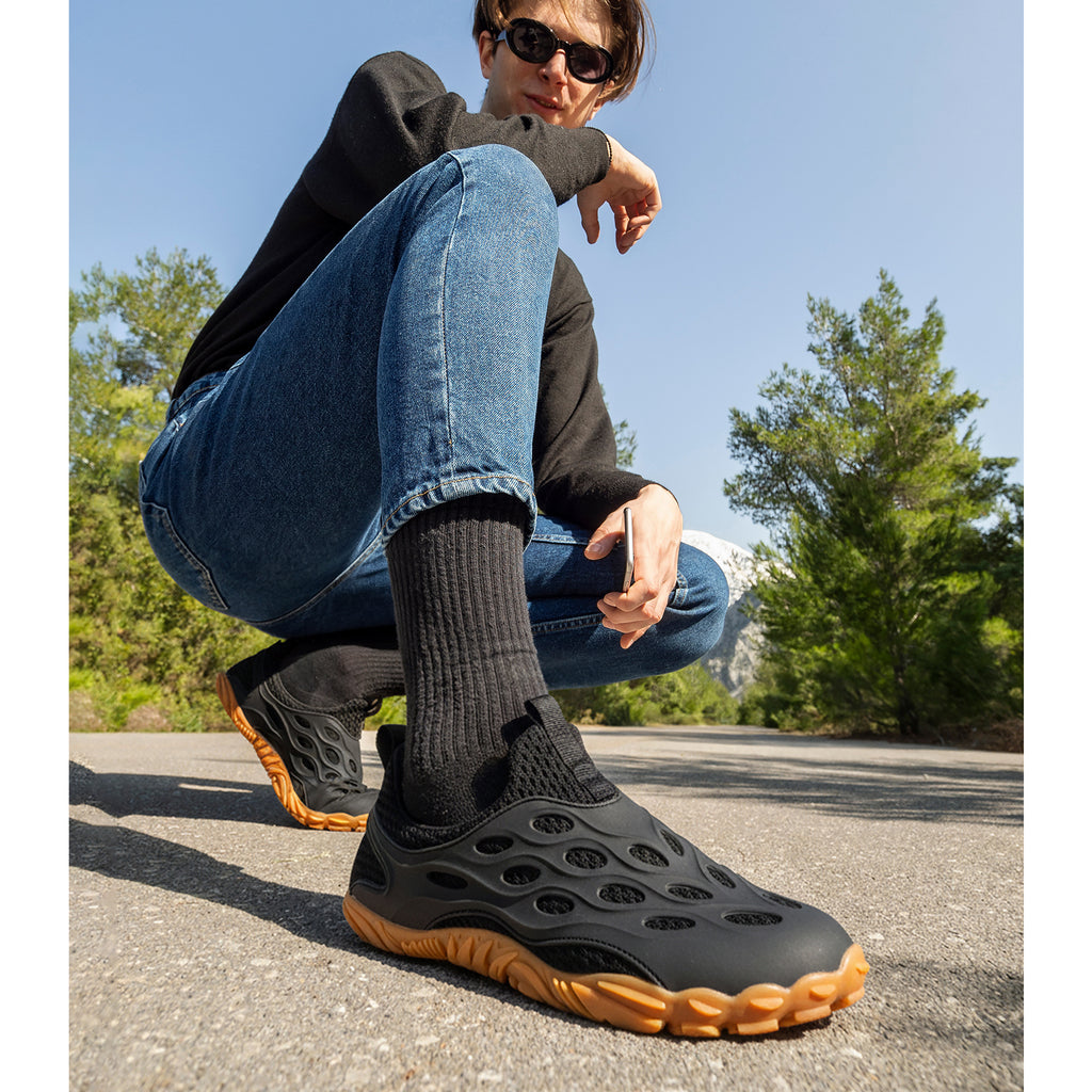 Barefoot Shoes Women Men Fashion Sneakers - Zero Drop Wide Toe Box Shoes Comfortable for Hiking,Walking,Gym,Fitness,Trail Running,Casual Outdoor & Daily Wear - Non-Slip Beach Water Shoe