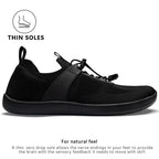 Hike Barefoot Shoes Women, Wide Toe Box Walking Shoes for Men, Minimalist Barefoot Shoe Men, Zero-Drop Non-Slip Breathable Comfortable Barefoot Sneakers for Hiking, Gym Workout, Camping