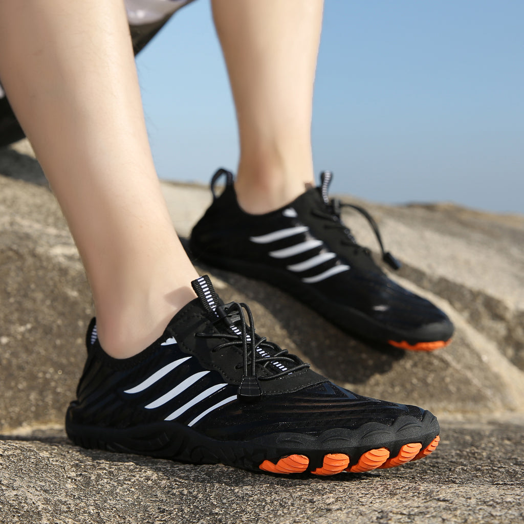 Grounded Footwear for Women Barefoot Shoes,Grounded Footwear for Mens,Hike Barefoot Shoes Womens Footwear,2025 New Comfortable Non-Slip Barefoot Vitality Shoes,Men's Women's Water Shoes Wide Toe Box
