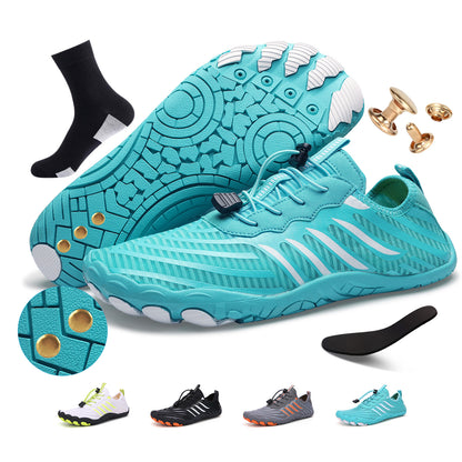 Grounded Footwear for Women Barefoot Shoes,Grounded Footwear for Mens,Hike Barefoot Shoes Womens Footwear,2025 New Comfortable Non-Slip Barefoot Vitality Shoes,Men's Women's Water Shoes Wide Toe Box