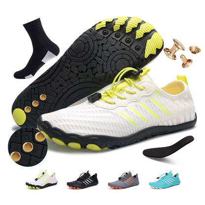 Grounded Footwear for Women Barefoot Shoes,Grounded Footwear for Mens,Hike Barefoot Shoes Womens Footwear,2025 New Comfortable Non-Slip Barefoot Vitality Shoes,Men's Women's Water Shoes Wide Toe Box