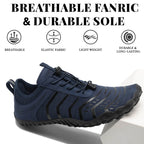 Barezoey 2026 New Hiking Barefoot Shoes Womens Mens Footwear,Wide Toe Box Water Shoe for Women Men,Zero Drop Comfortable & Non-Slip Barefoot Vitality Shoe Women's Athletic Footwear for Walking Hiking